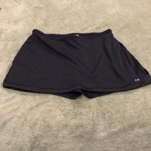 Black Champion Tennis Skort